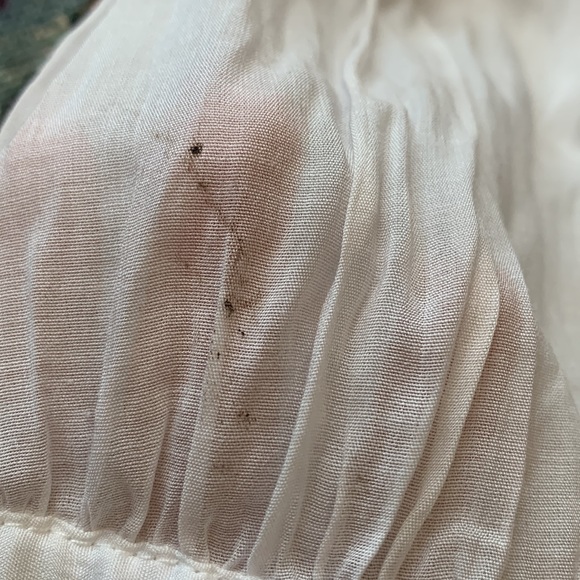 Anthropologie embroidered peasant top blouse boho Small 4 6 Top shirt blouse EUC - Picture 5 of 6